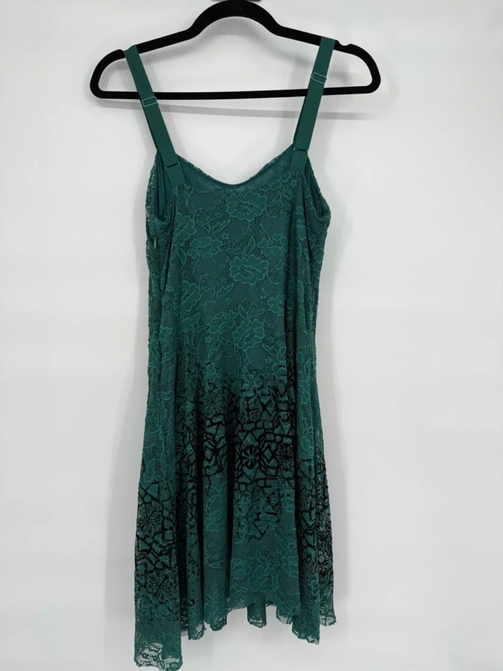 Free‎ People Lace Slip Dress Boho Fairy Grunge Babydoll Medium Forest Whimsical